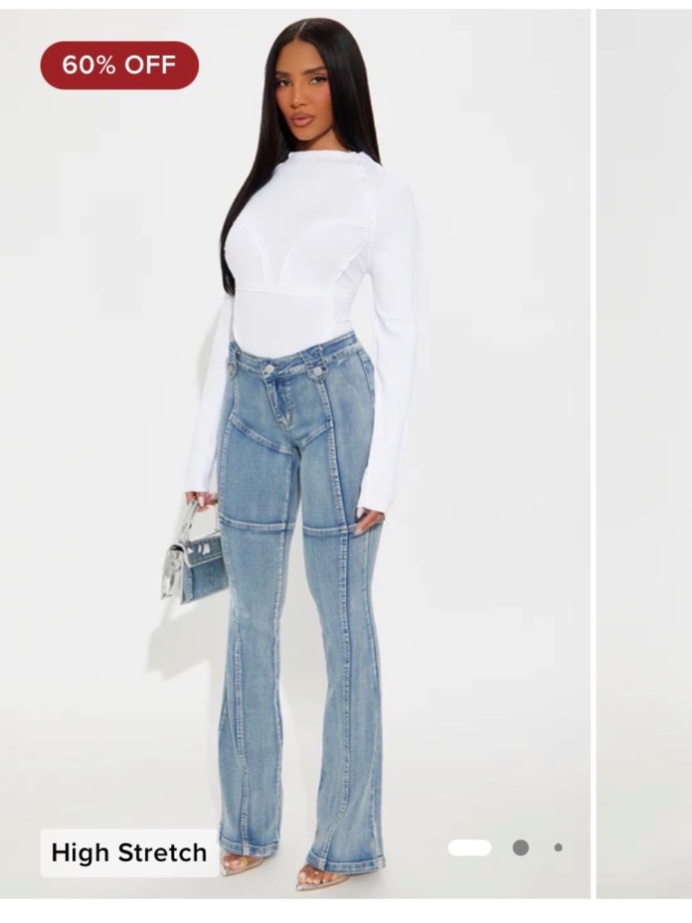 Fashion Nova Jaw Dropper Low Rise Bootcut Jeans